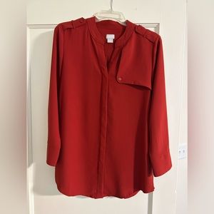 Perfect blouse for the holiday season!